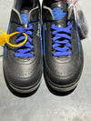 Air Jordan 2 Retro Low SP - Off-White Black Blue Size 9.5