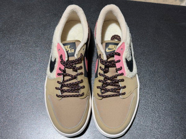 WMNS Air Jordan 1 Retro Low OG - Fleece/Parachute Beige Size 9W/7.5M
