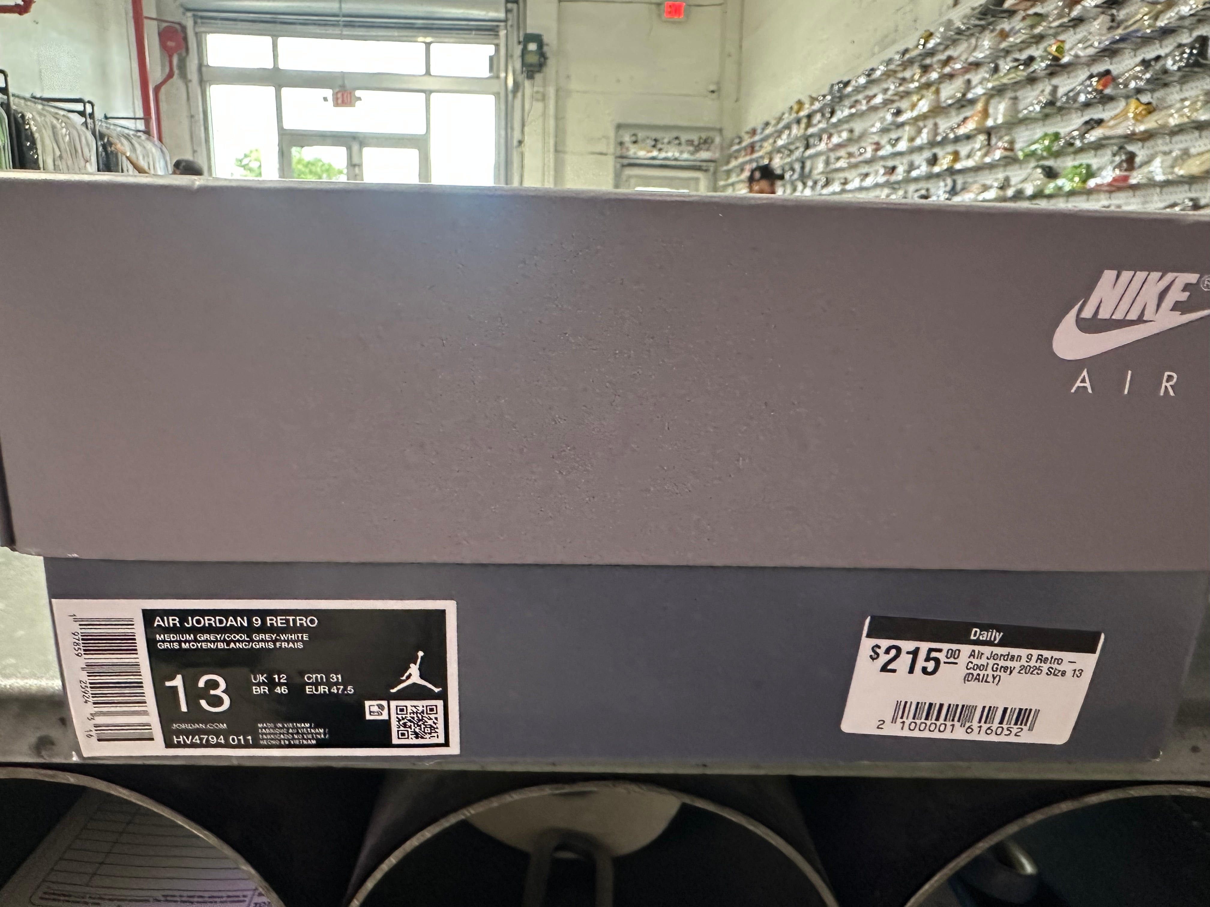 Air Jordan 9 Retro - Cool Grey 2025 Size 13