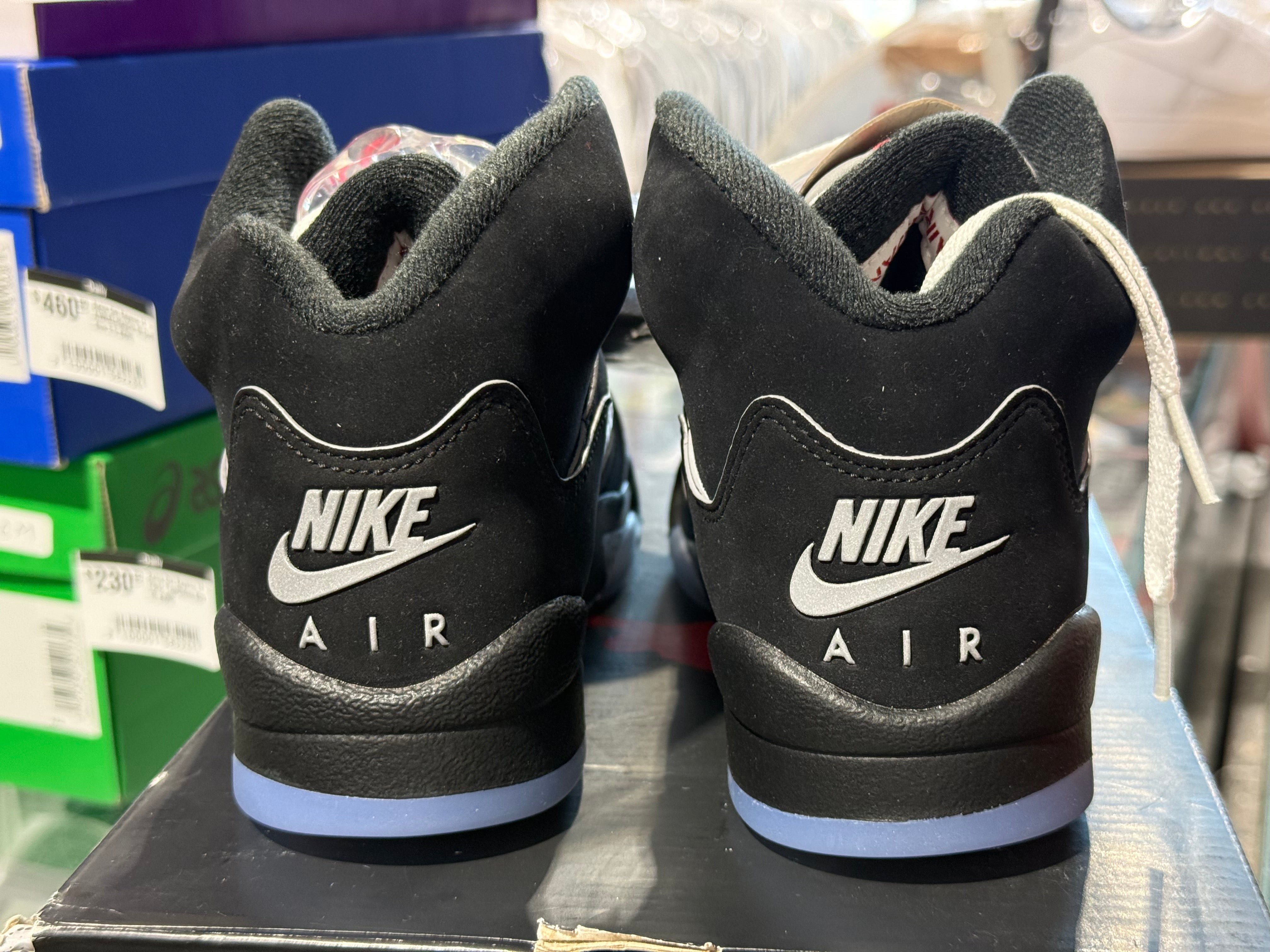 Air Jordan 5 Retro OG (GS) - Black Metallic Reimagined Size 4Y
