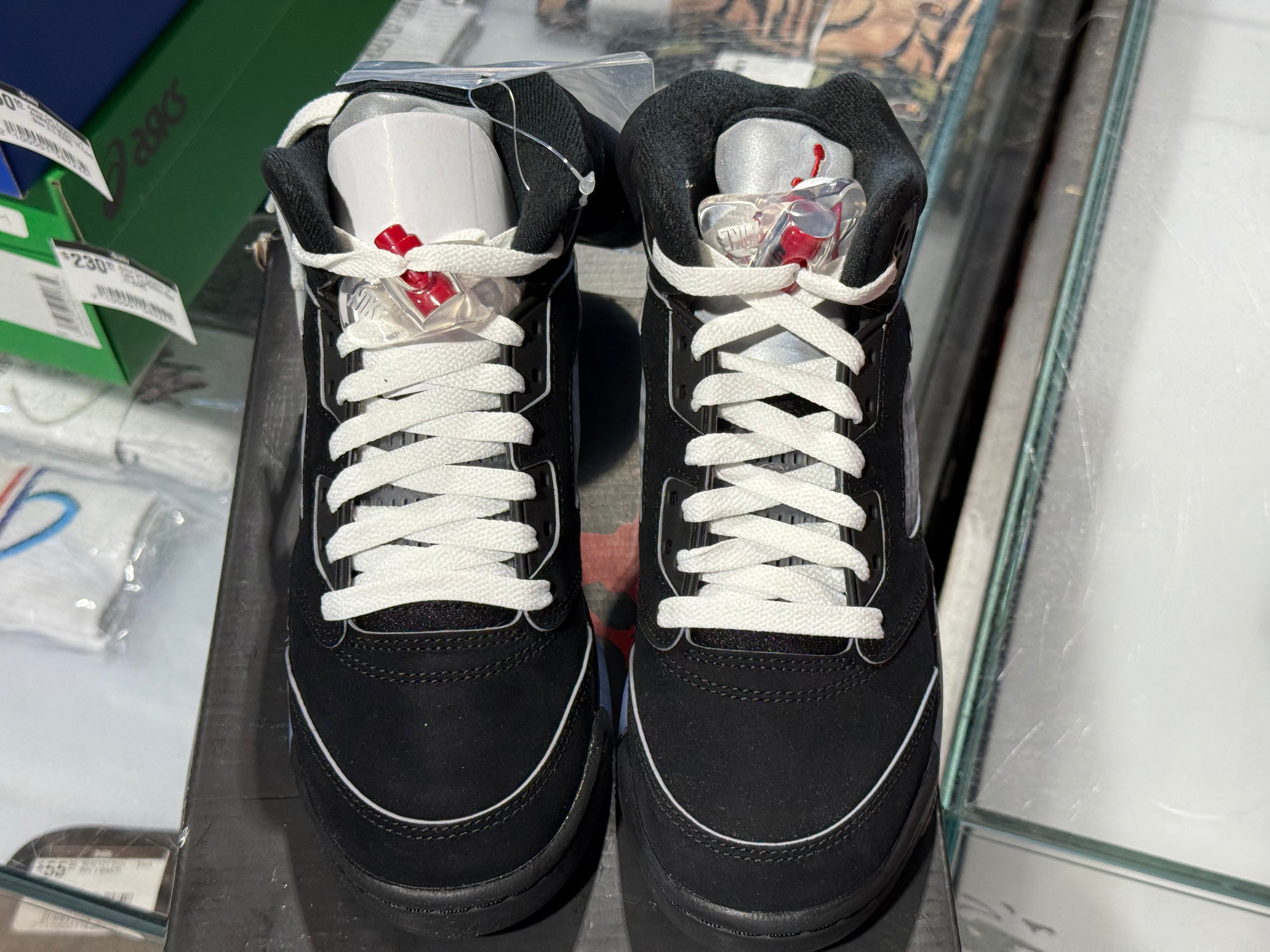 Air Jordan 5 Retro OG (GS) - Black Metallic Reimagined Size 4Y