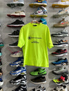 NEW Balenciaga WFP Tee - Yellow Size Small