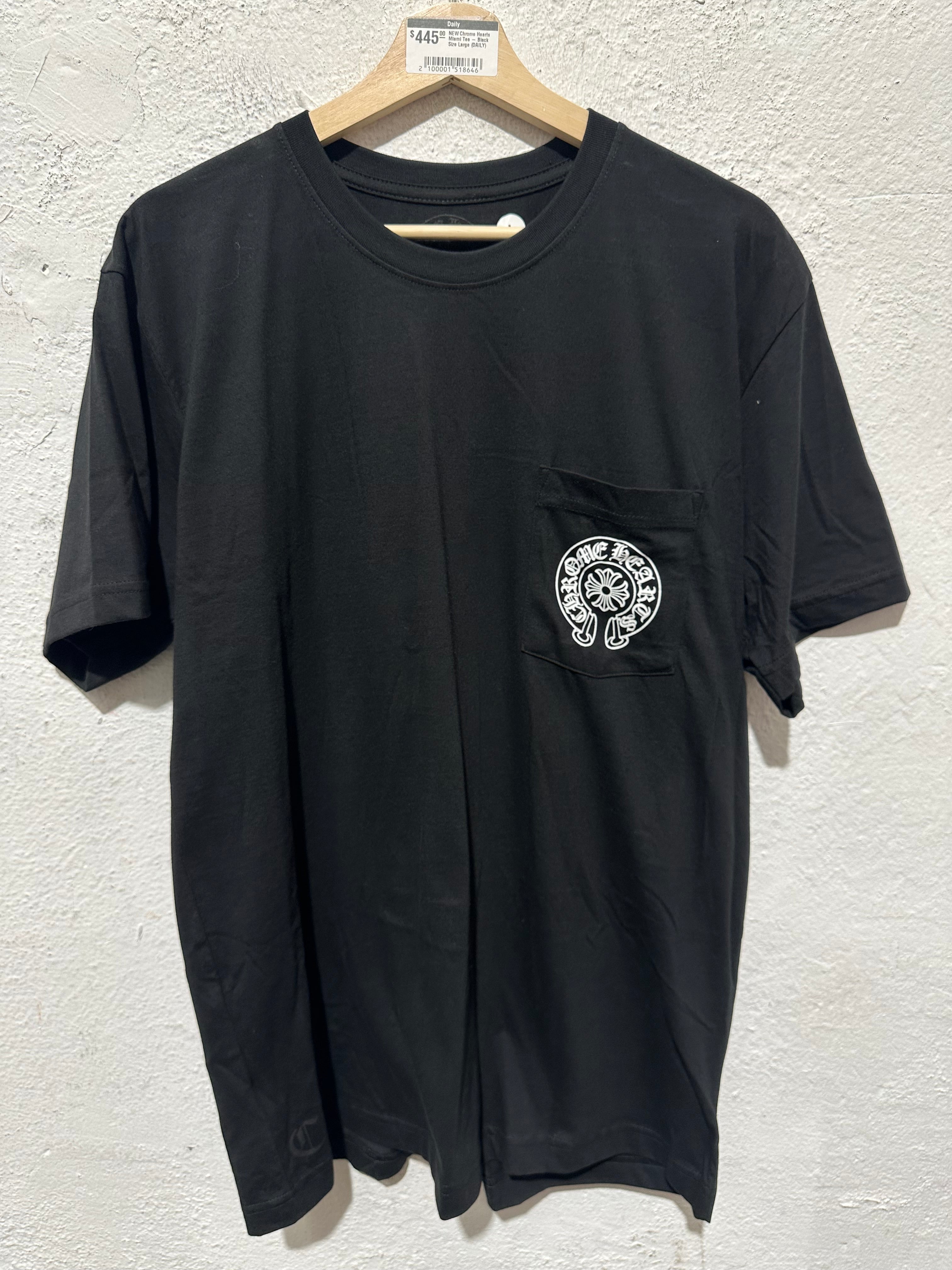 NEW Chrome Hearts Miami Tee - Black