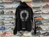 NEW Chrome Hearts Thermal Lined Horseshoe Zip Up Hoodie - Black