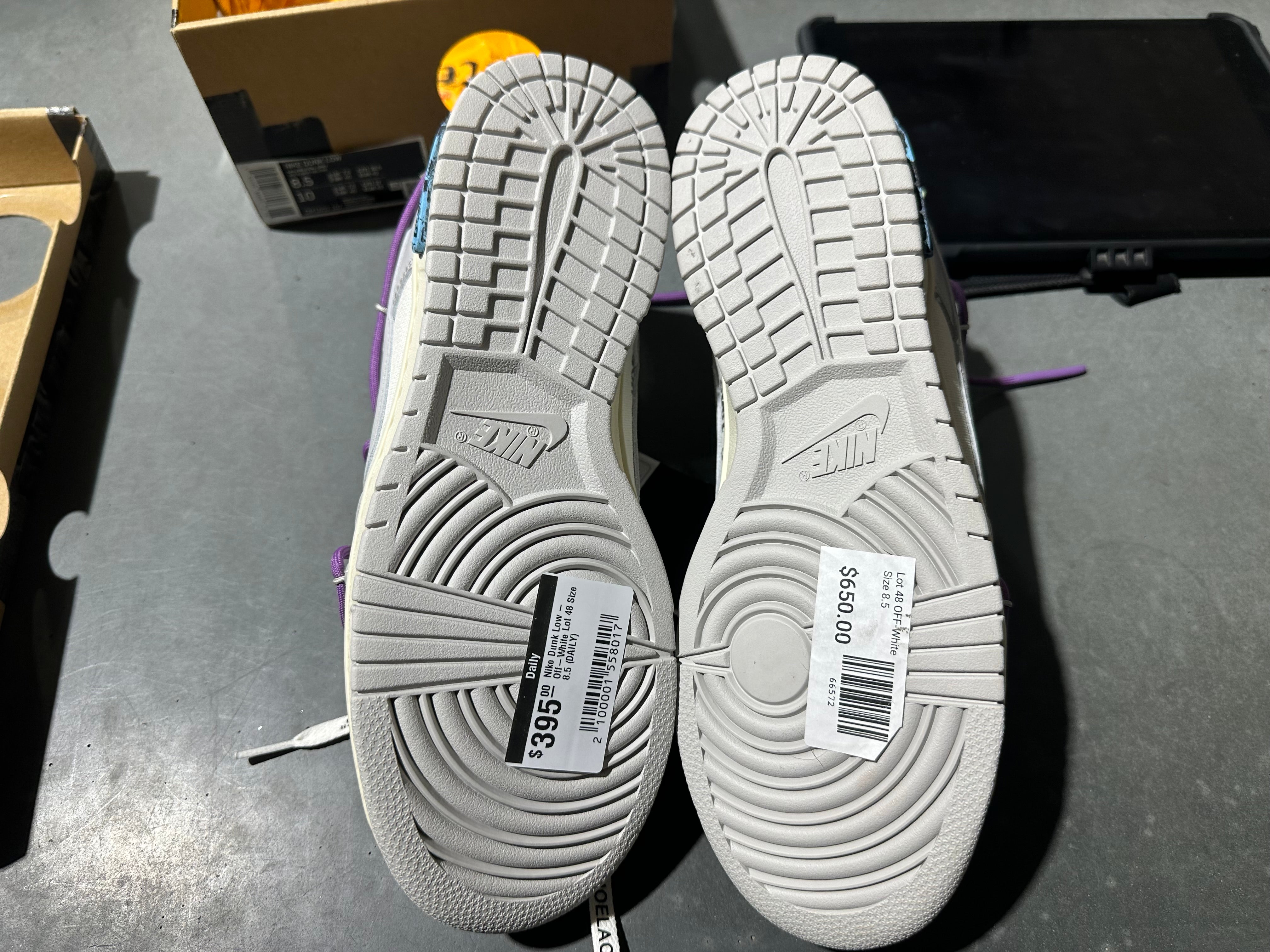 Nike Dunk Low - Off-White Lot 48 Size 8.5