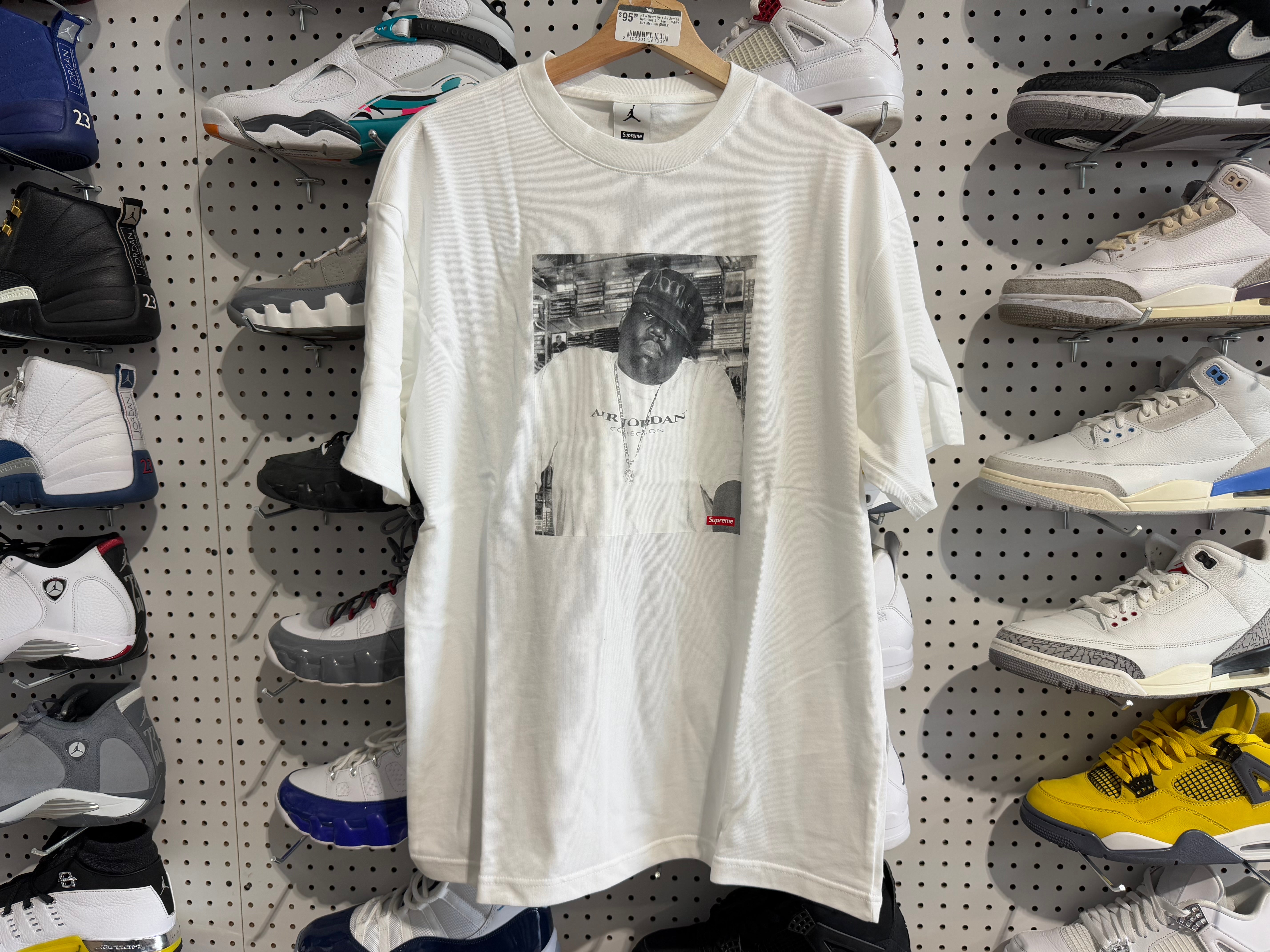 NEW Supreme x Air Jordan Notorious BIG Tees