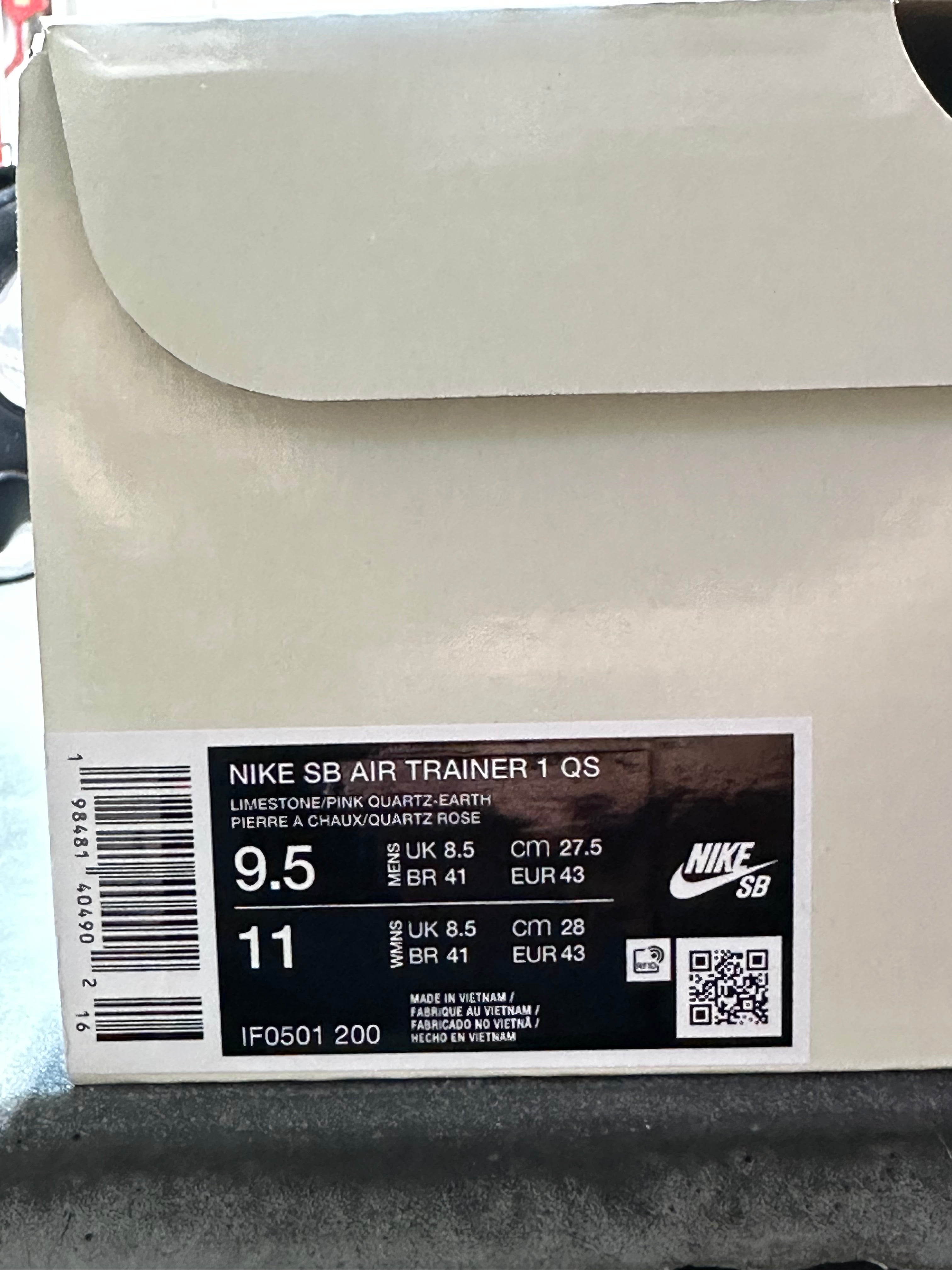 Nike SB Air Trainer 1 QS - Arts/Rec Size 9.5