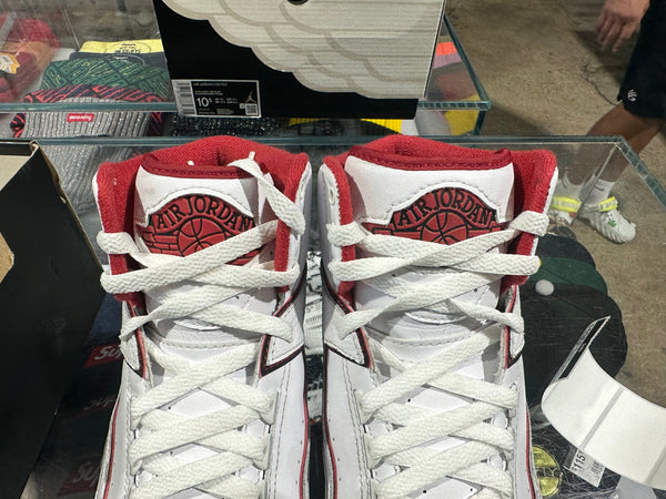 Air Jordan 2 Retro - White Red 2014 Size 10