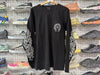 USED VTG Chrome Hearts Paris Longsleeve Tee - Black Size Large