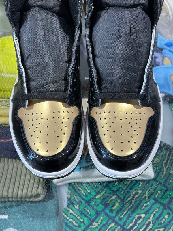 Air Jordan 1 Retro High OG NRG - Gold Toe Size 10