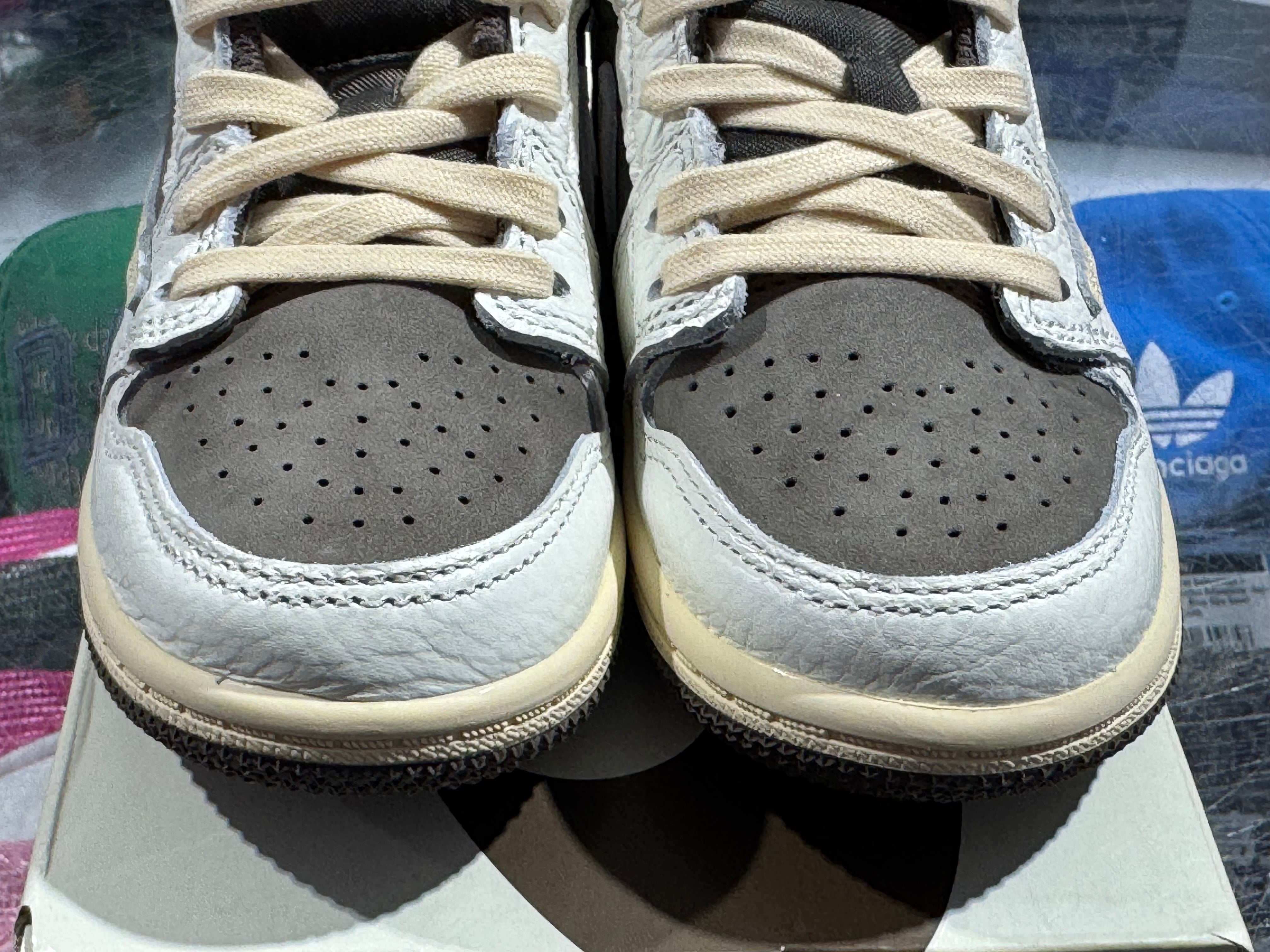 Air Jordan 1 Retro Low OG SP (TD) - Travis Scott/Reverse Mocha Size 9C