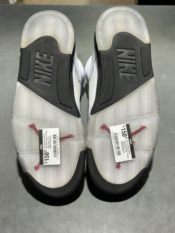 Air Jordan 5 Retro - Fire Red Silver Tongue 2020 Size 11.5