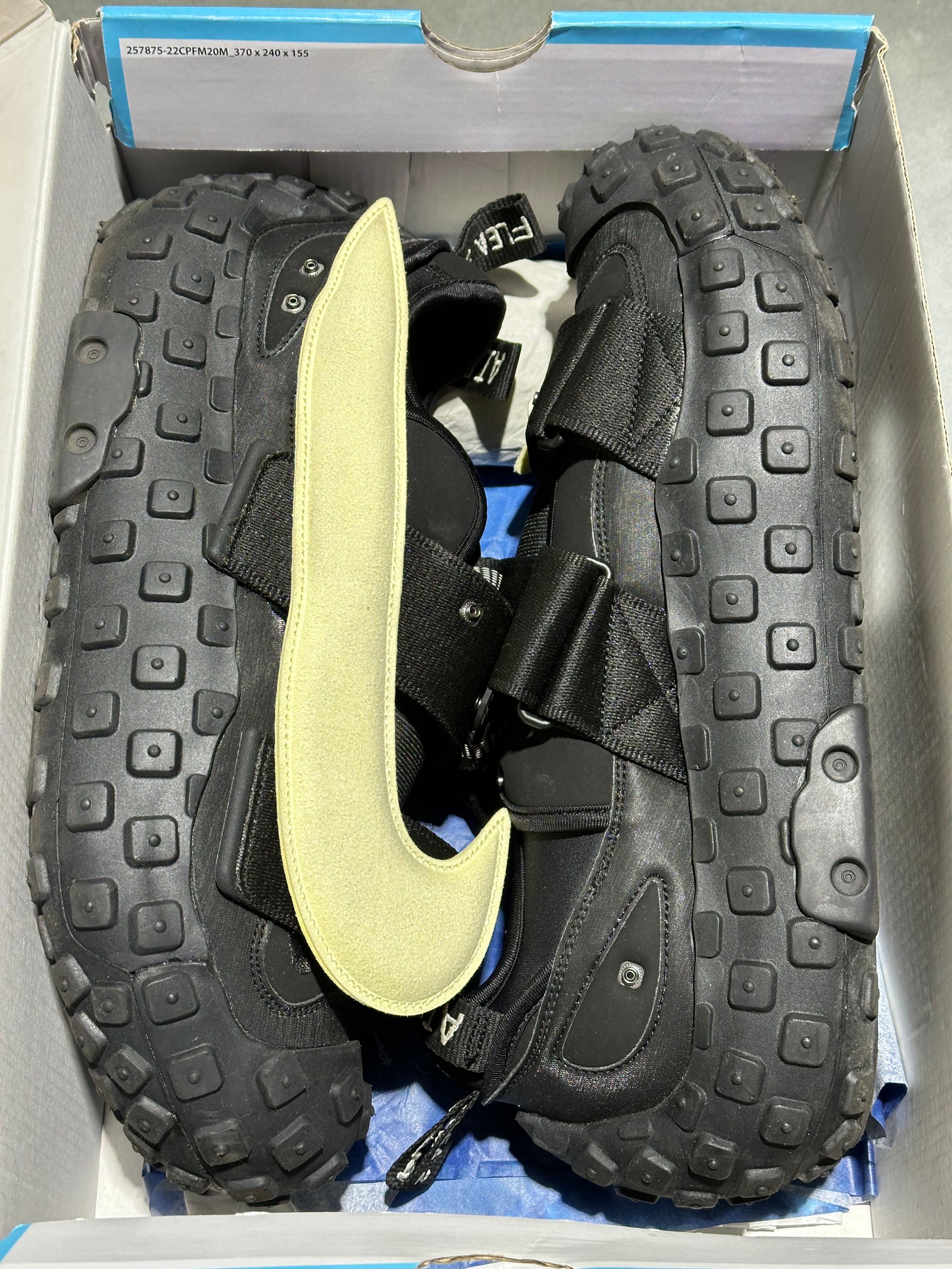 Nike CPFM Air Flea 2 - Black Alabaster Size 11