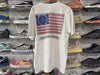 USED VTG Chrome Hearts Flag Pocket Tee - White Size Large