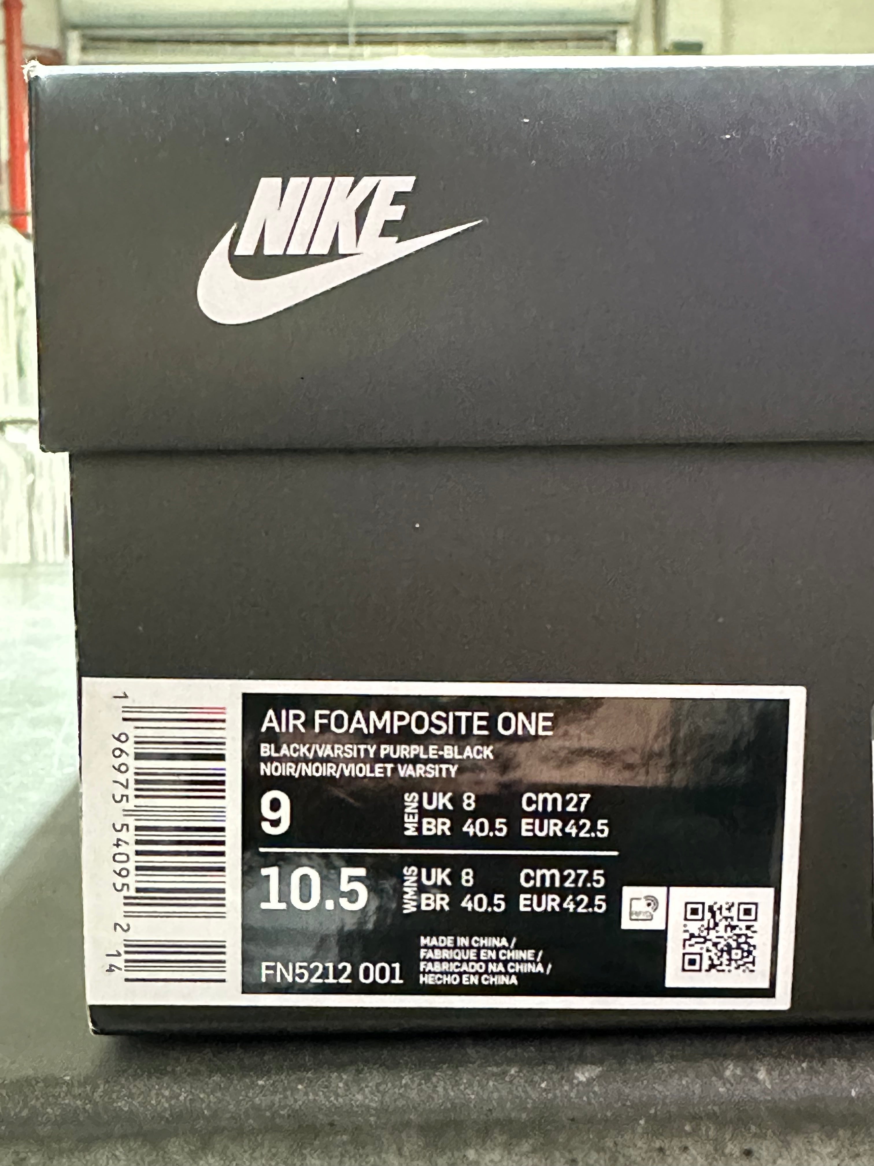 Nike Air Foamposite One - Eggplant 2024 Size 9