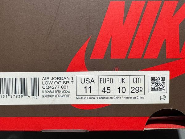 Air Jordan 1 Low OG SP T - Travis Scott/Mocha Size 11
