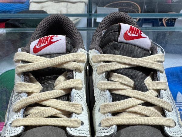 Air Jordan 1 Retro Low OG SP (TD) - Travis Scott/Reverse Mocha Size 9C