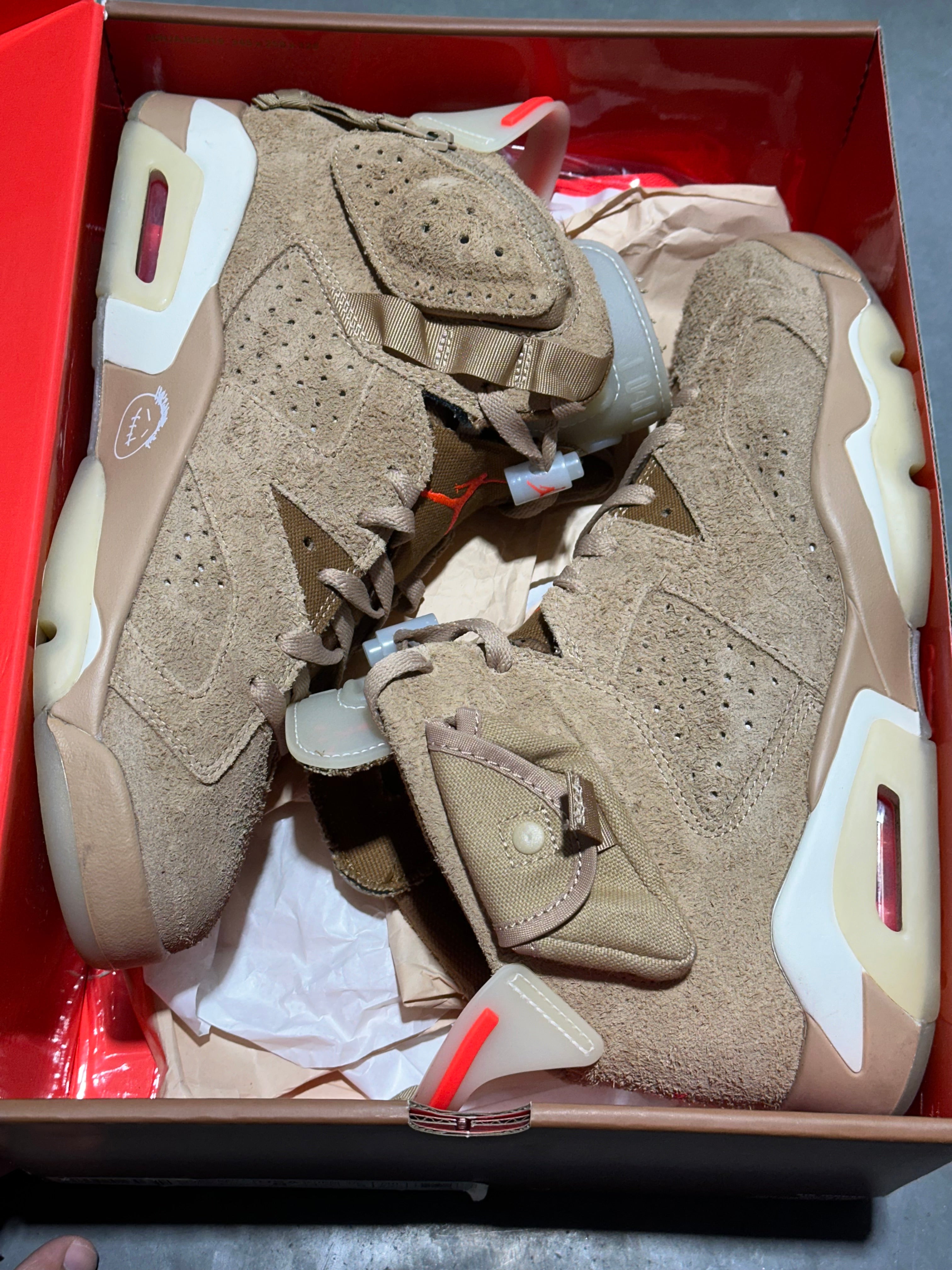 Air Jordan 6 Retro SP - Travis Scott/British Khaki Size 9