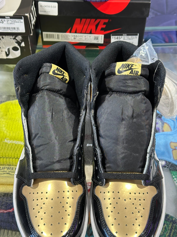 Air Jordan 1 Retro High OG NRG - Gold Toe Size 10