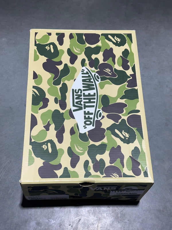 Vans x Bape sk8 Hi - Black/White Size 9