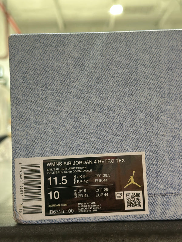 Air Jordan 4 Retro - White Cement 2025 Size 9.5
