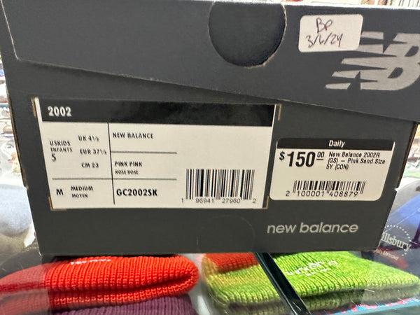 New Balance 2002R (GS) - Pink Sand Size 7Y