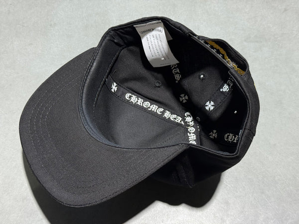 NEW Chrome Hearts 5 Panel Snapback - Black/Yellow