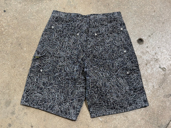 NEW Supreme SS25 Handwriting Double Knee Denim Shorts