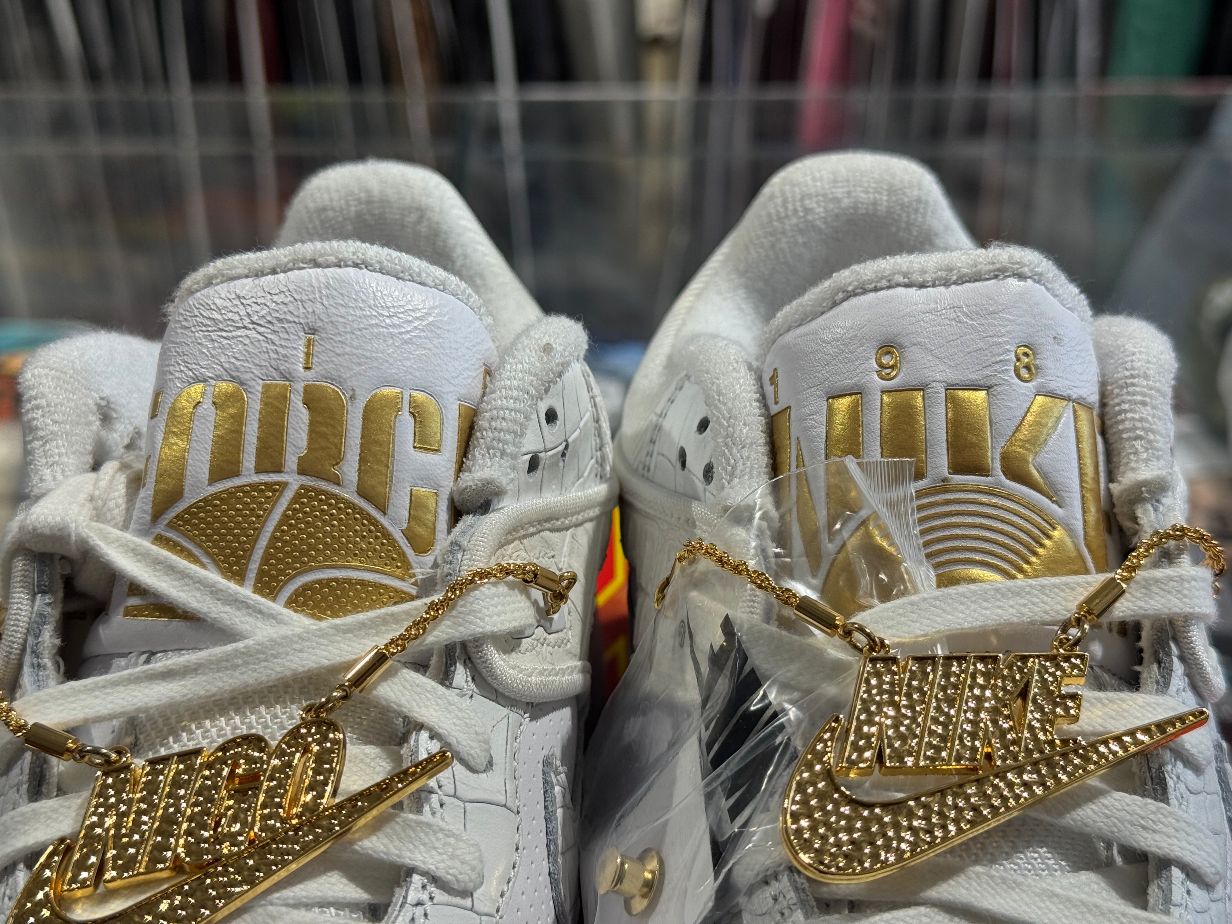 Nike Air Force 3 Low SP Nigo - White Metallic Gold Size 11.5
