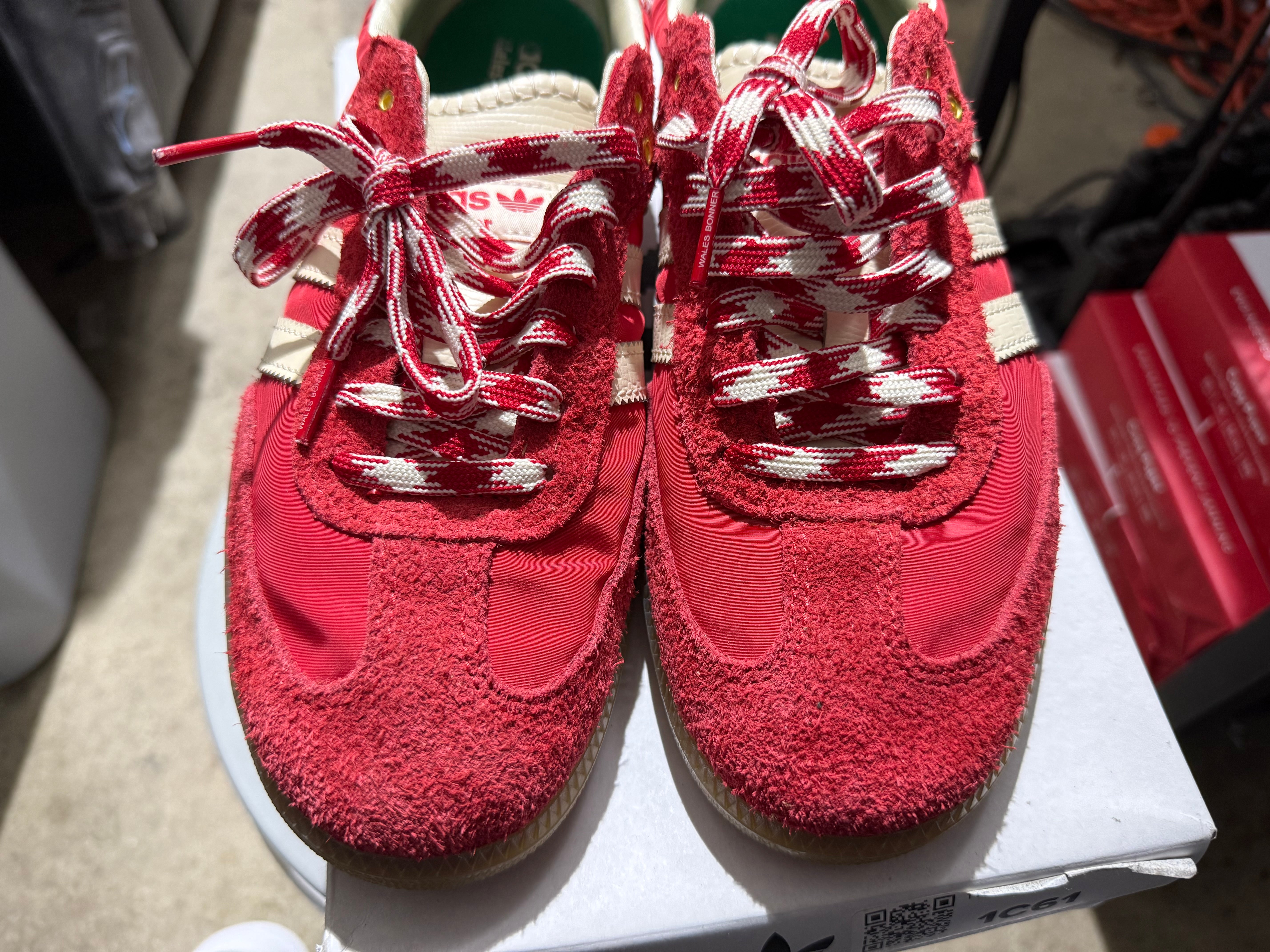 Adidas x Wales Bonner Samba - Scarlet Size 9.5