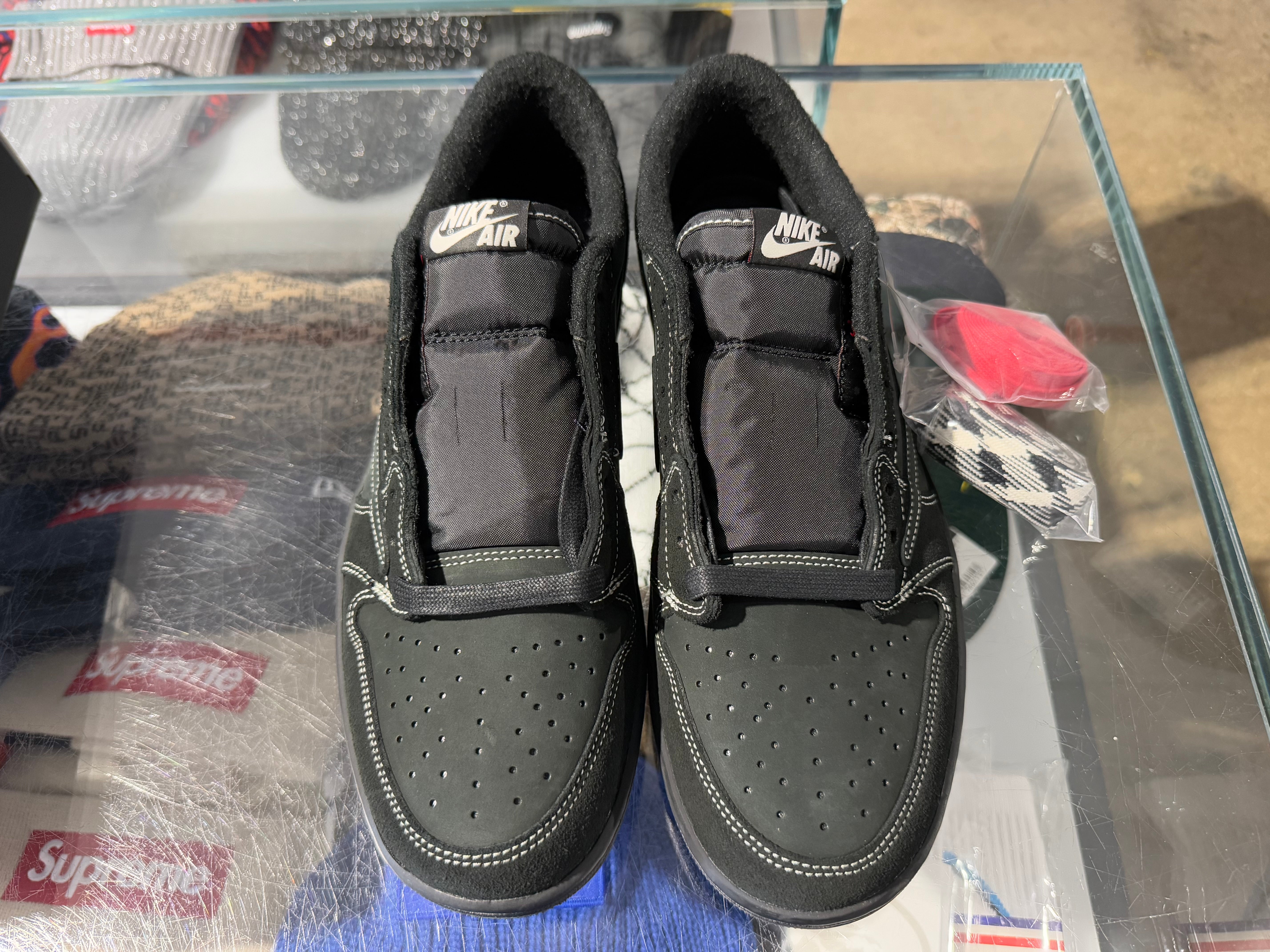 Air Jordan 1 Retro Low OG SP x Travis Scott - Black Phantom Size 10.5