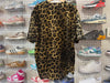 NEW Supreme Velvet Baseball Jersey - Leopard