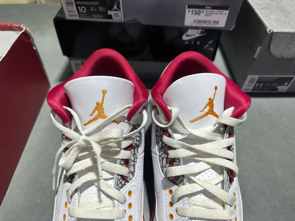 Air Jordan 3 Retro - Cardinal Red Size 10.5