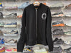 NEW Chrome Hearts Thermal Lined Horseshoe Zip Up Hoodie - Black