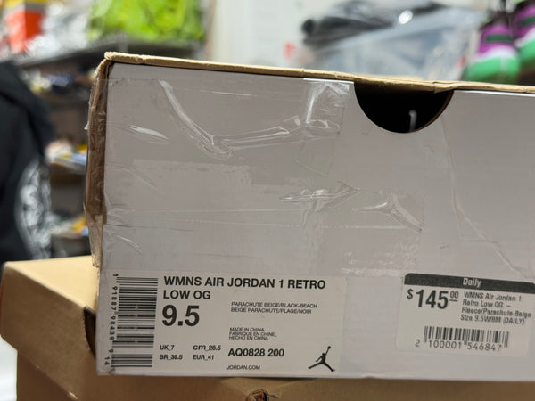 WMNS Air Jordan 1 Retro Low OG - Fleece/Parachute Beige Size 9.5W/8M