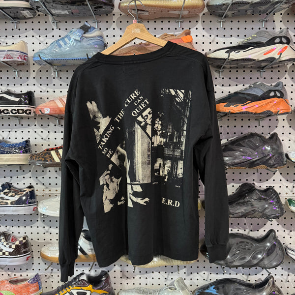 NEW ERD Taking The Cure Longsleeve - Faded Black Size Small