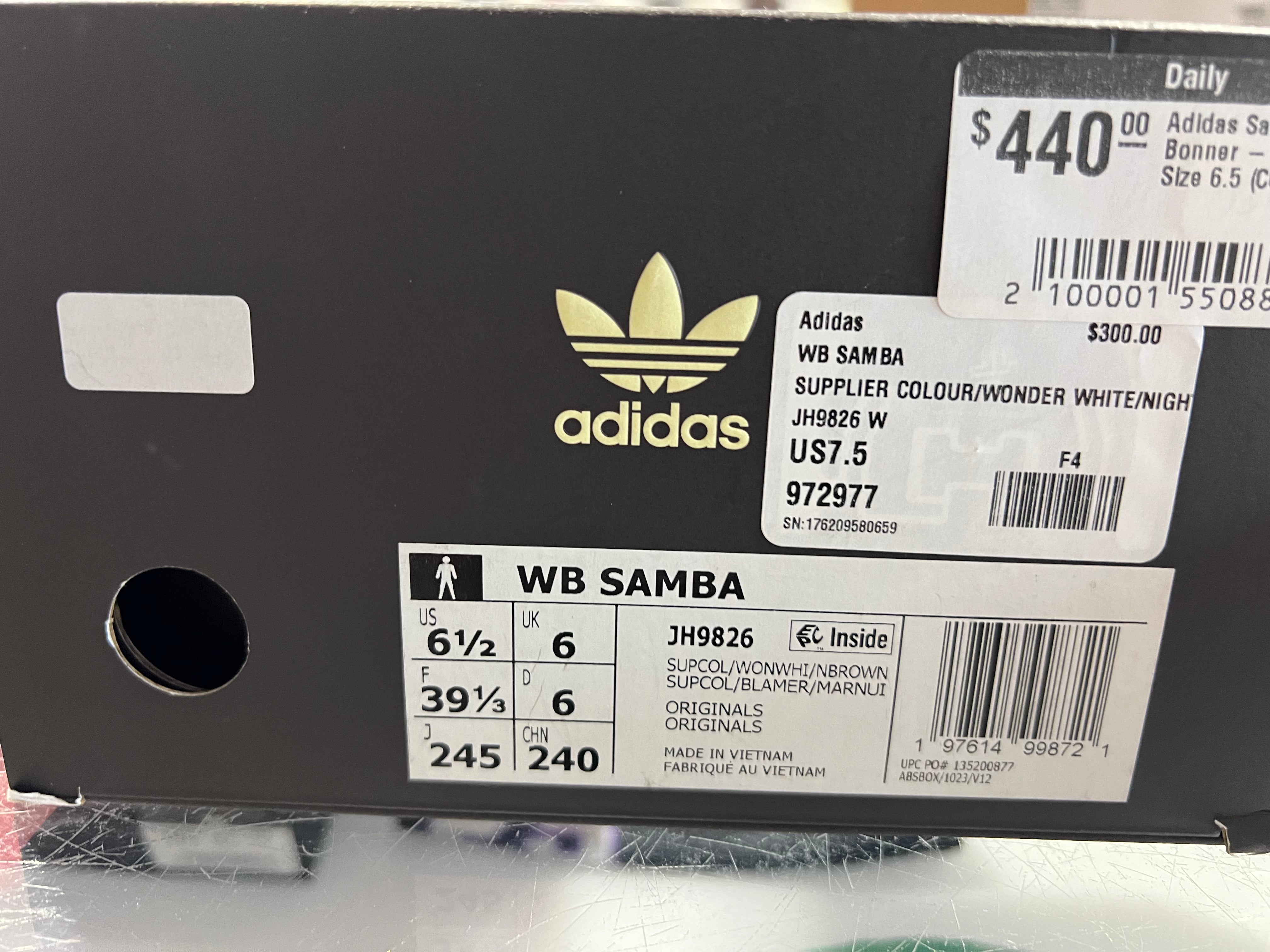 Adidas Samba Wales Bonner - Brown Croc Size 6.5
