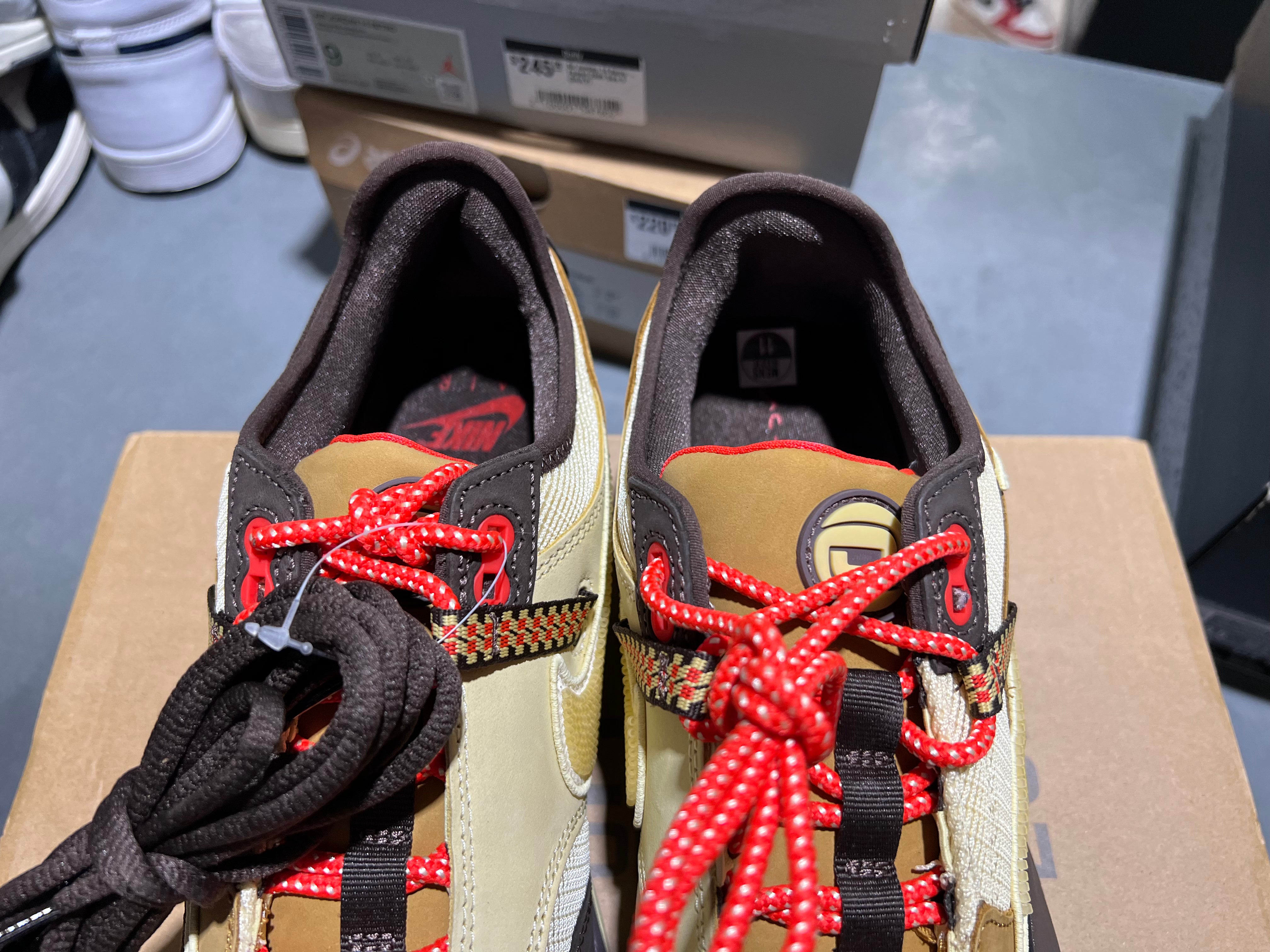 Nike Air Max 1 Travis Scott - Cactus Jack / Baroque Brown Size 11