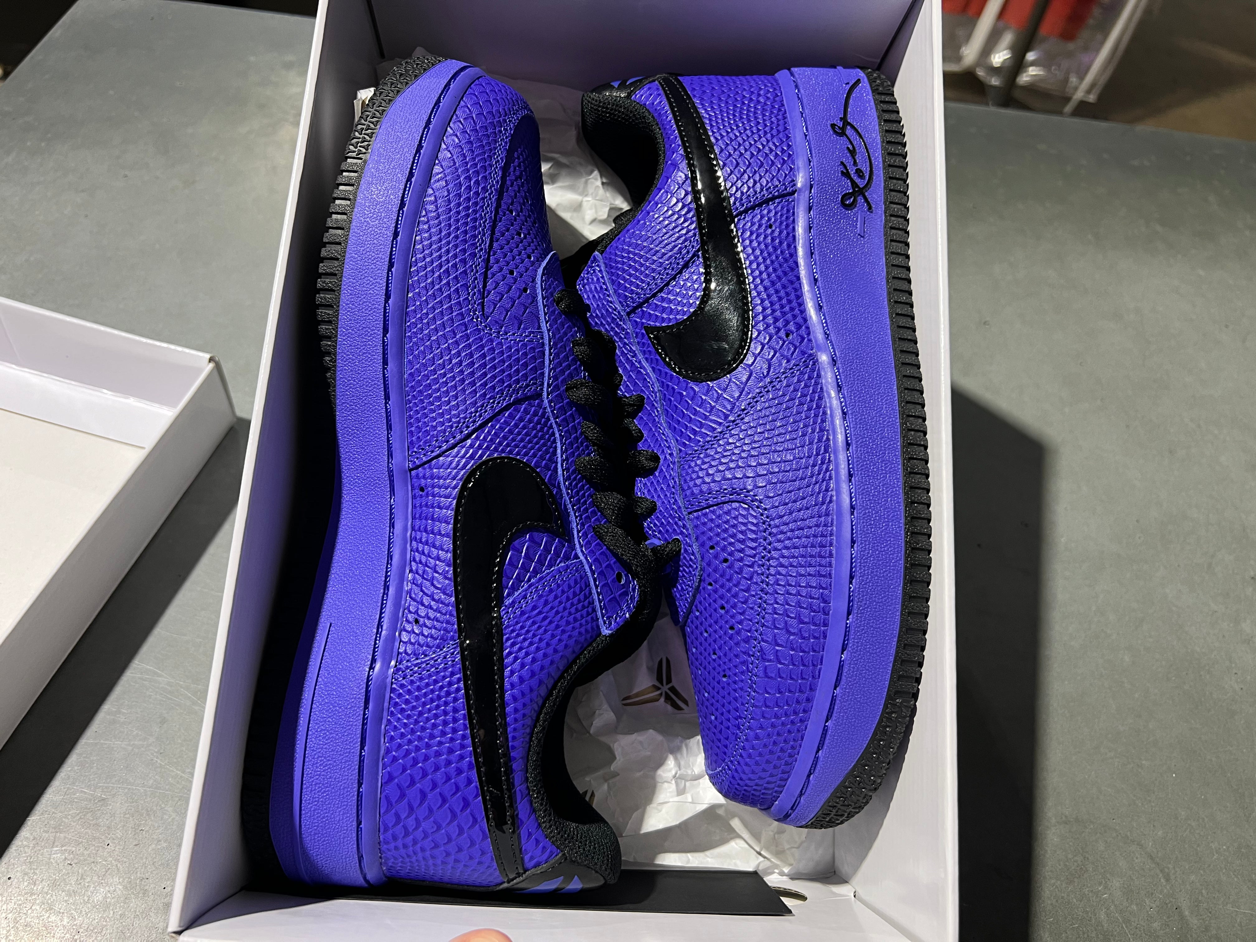 Nike Air Force 1 Low - Protro Kobe Bryant x FC Barcelona Persian Violet Size 8.5