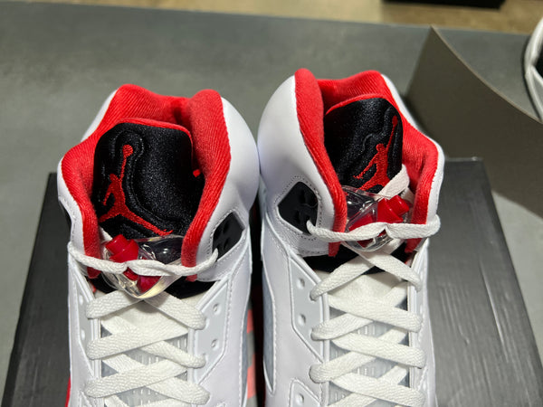 Air Jordan 5 Retro - Fire Red/Black Tongue 2025 Size 11.5