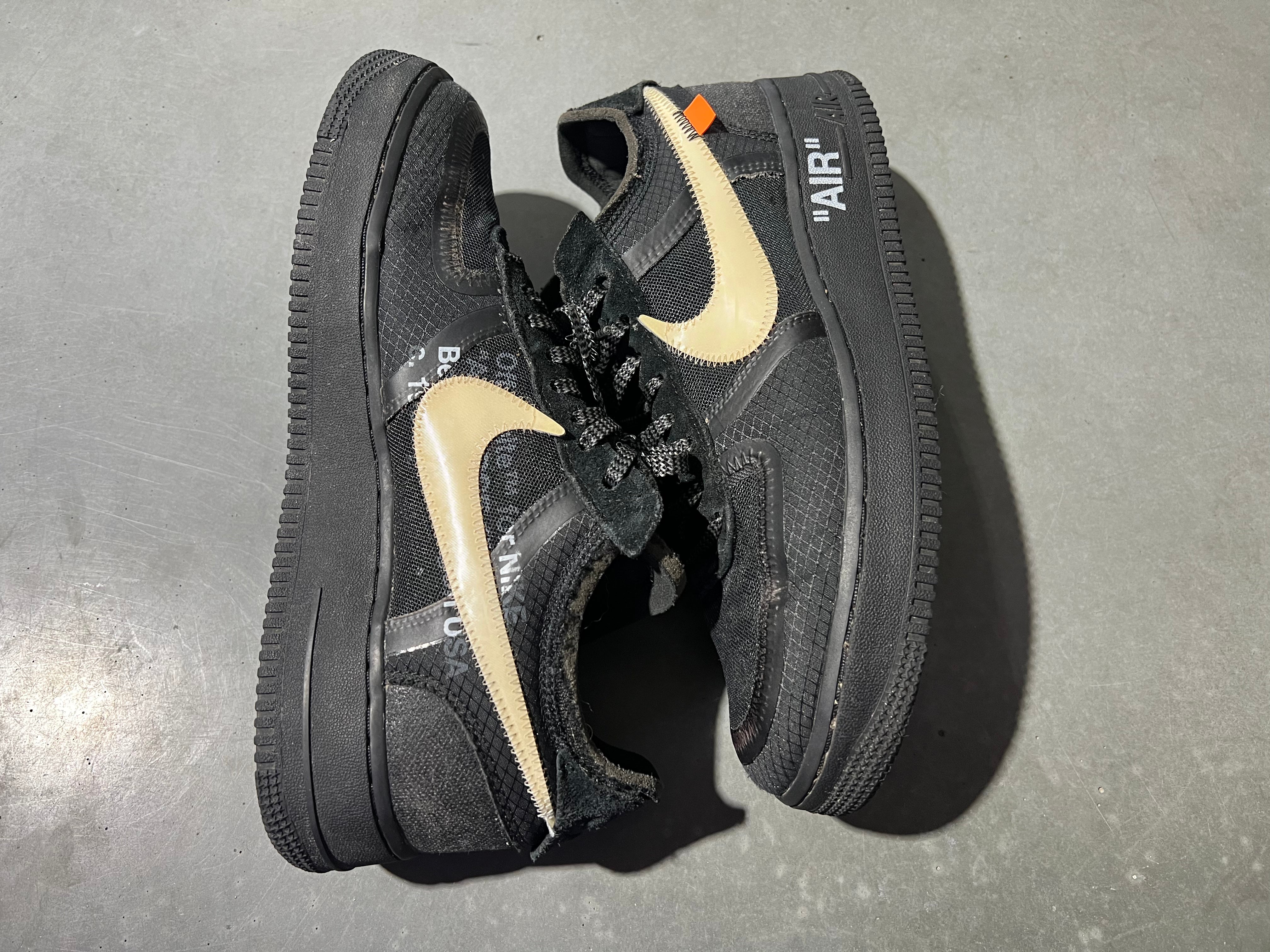 Nike x Off White Air Force 1 Low - Black Size 9.5