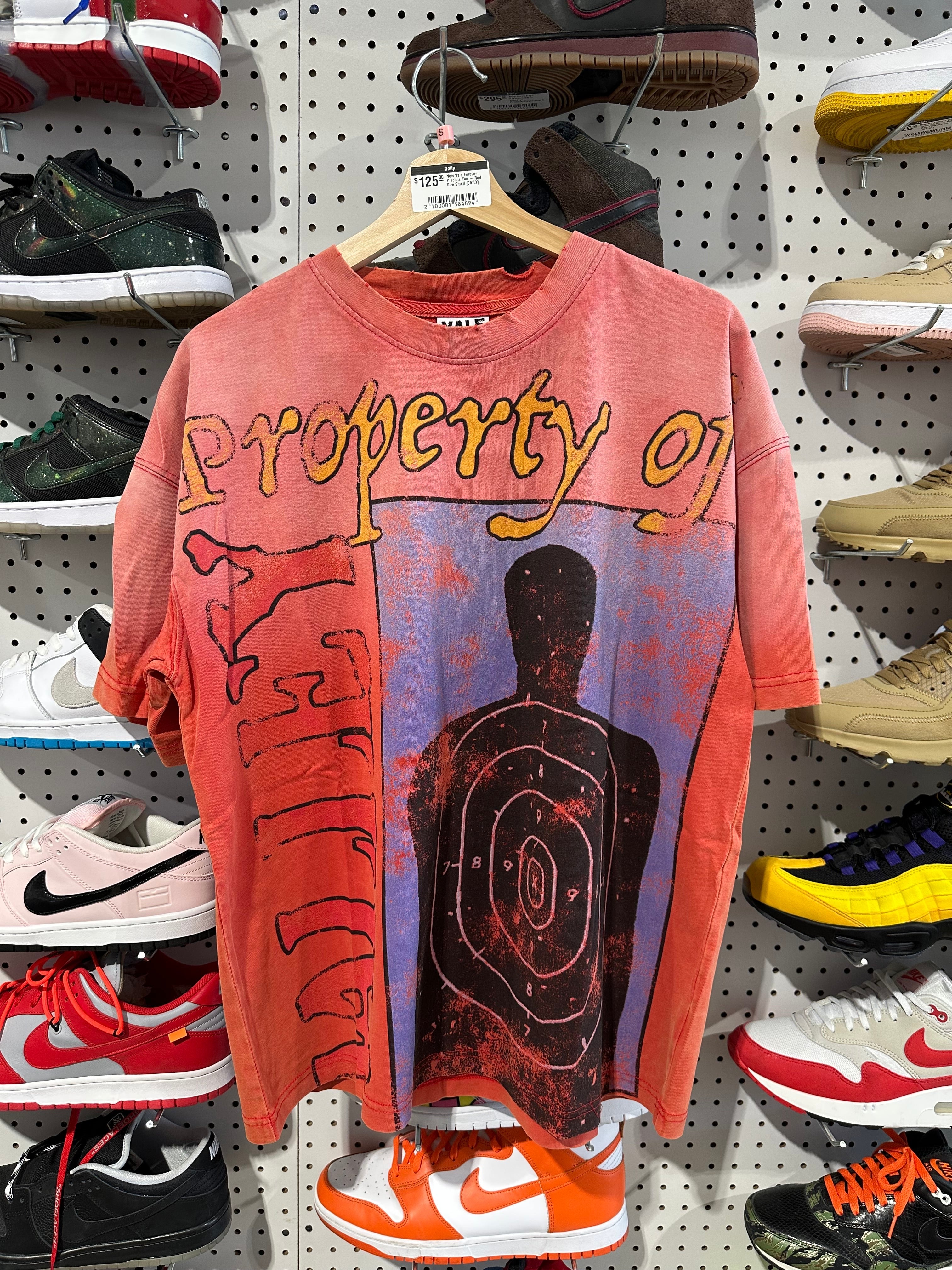 New Vale Forever Practice Tee - Red Size Large