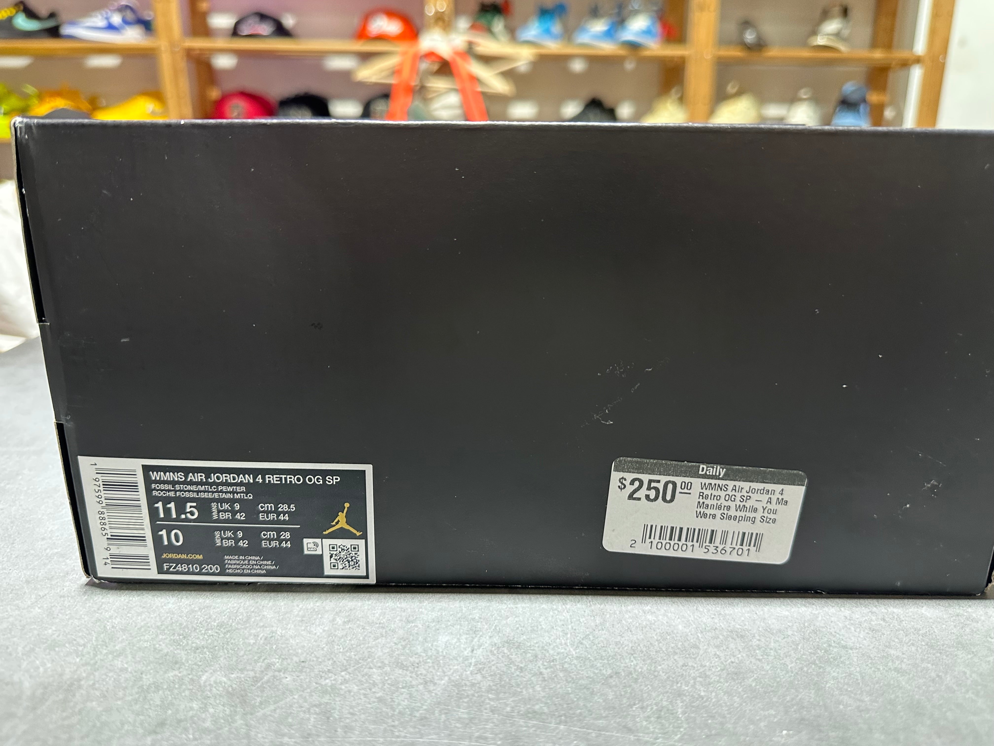 Air Jordan 4 Retro OG SP - AMM While You Were Sleeping Size 14.5W/13M