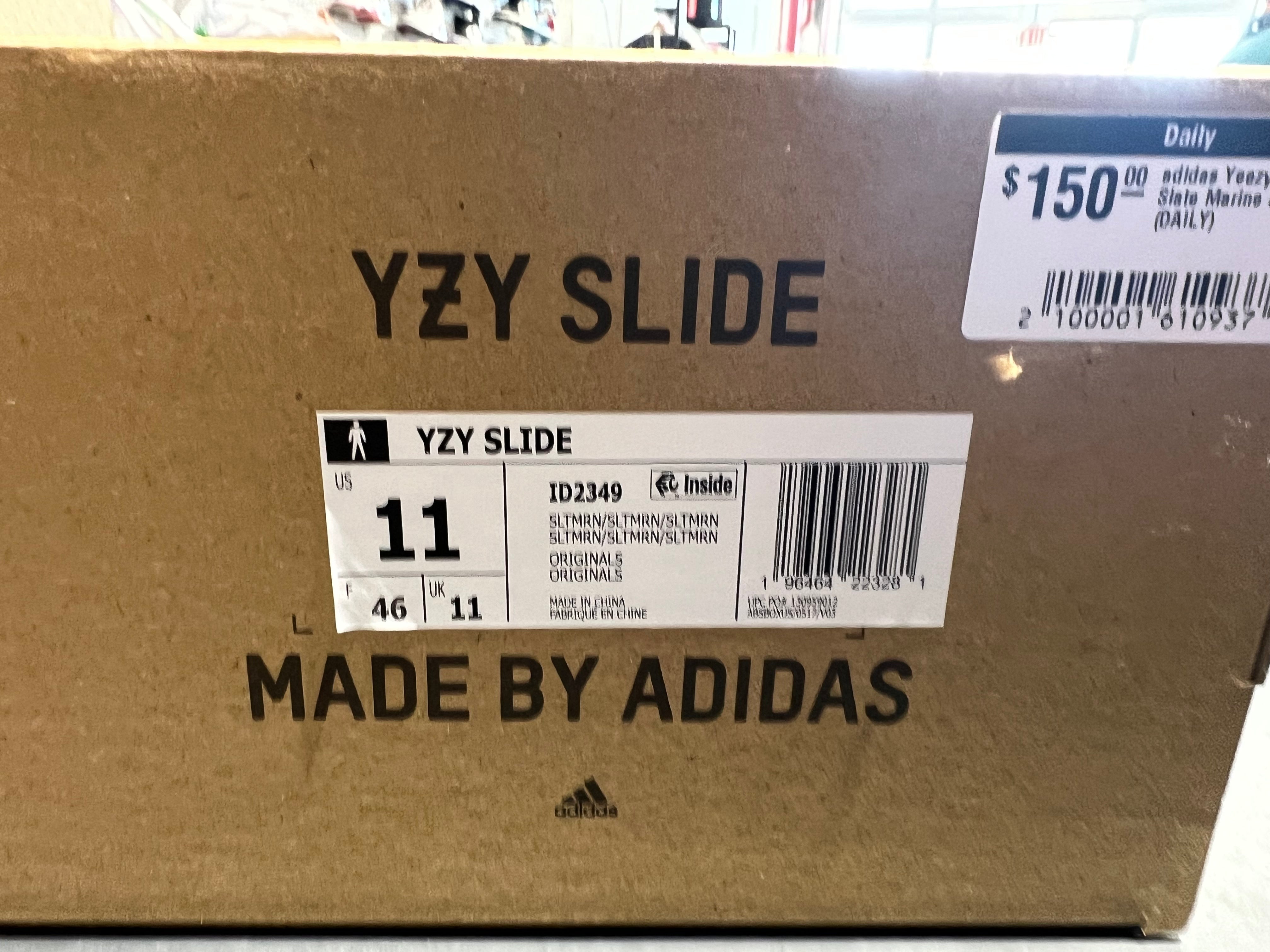 adidas Yeezy Slide - Slate Marine Size 11