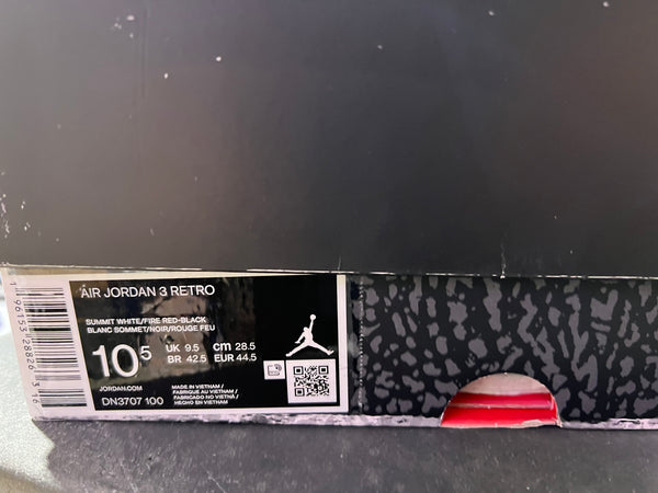 Air Jordan 3 Retro - White Cement Reimagined Size 10.5