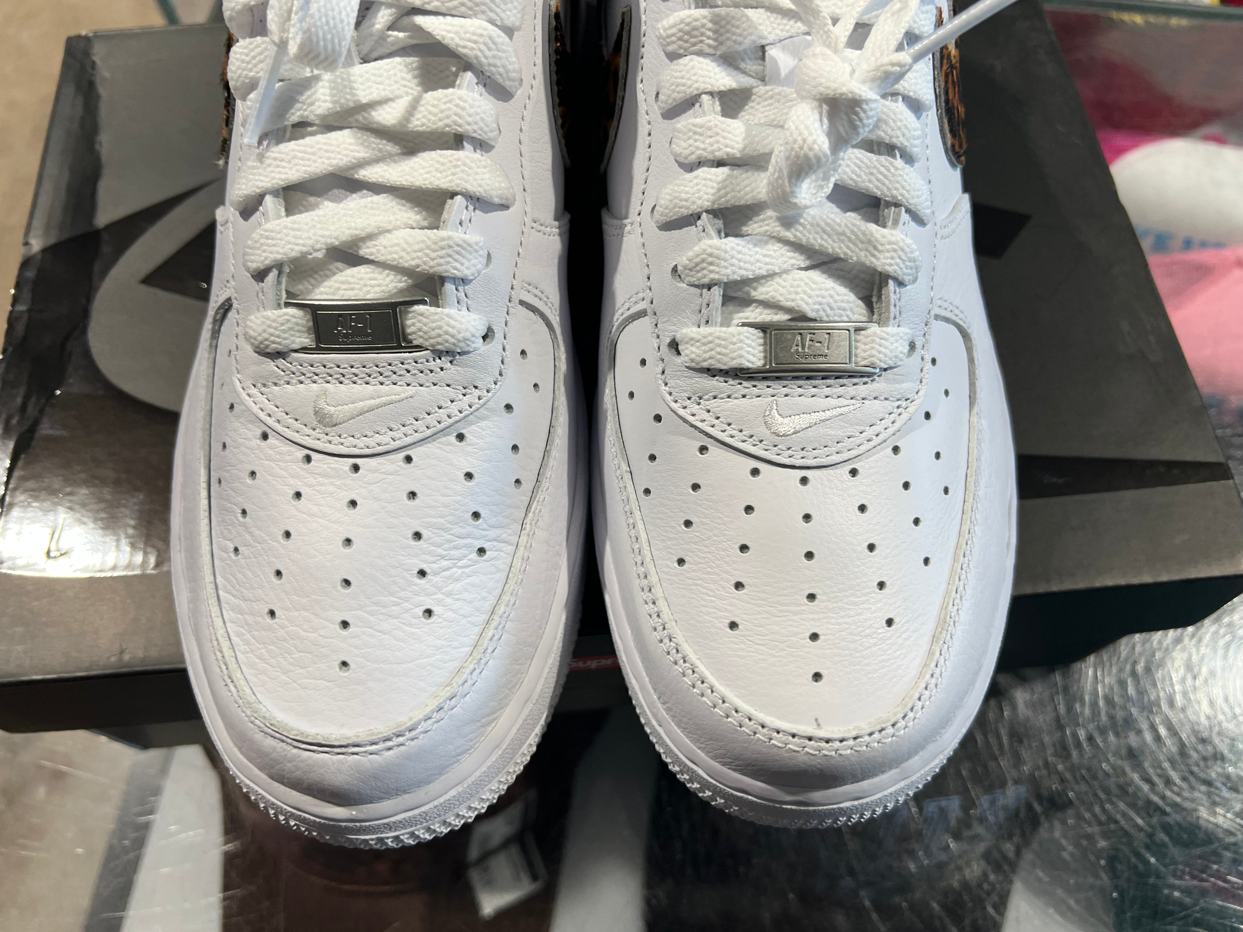 Nike Air Force 1 Low Supreme x GOODENOUGH - White Size 9.5