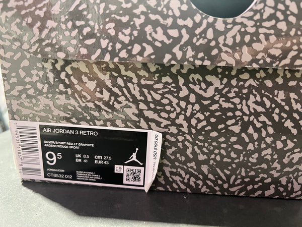 Air Jordan 3 Retro - Cool Grey 2021 Size 9.5