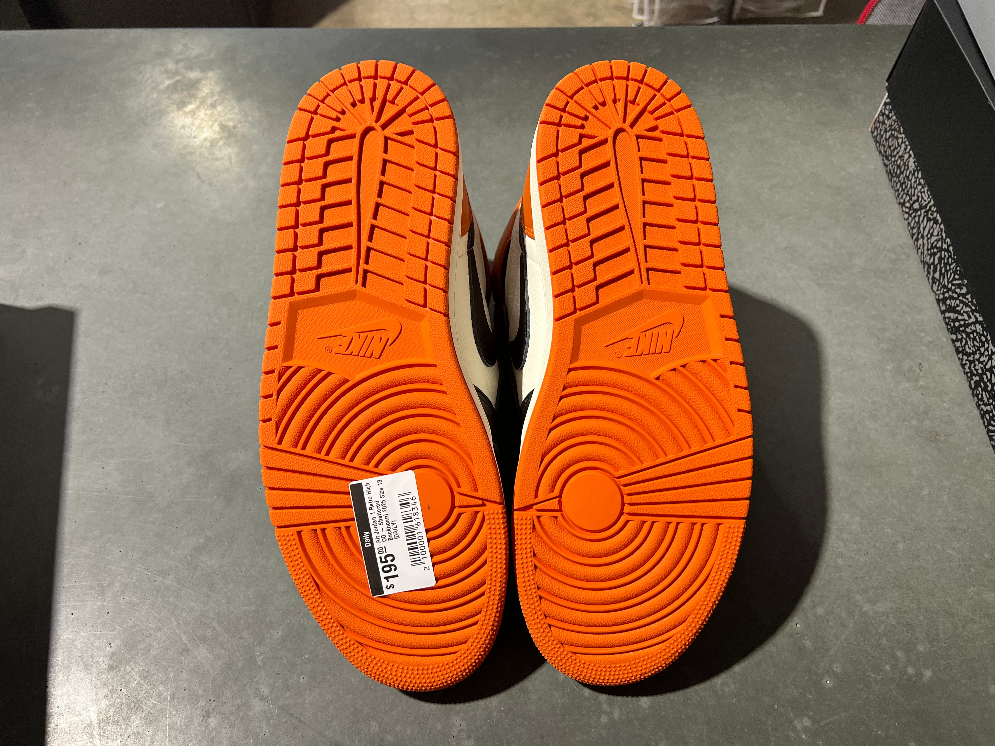 Air Jordan 1 Retro High OG - Shattered Backboard 2025 Size 13