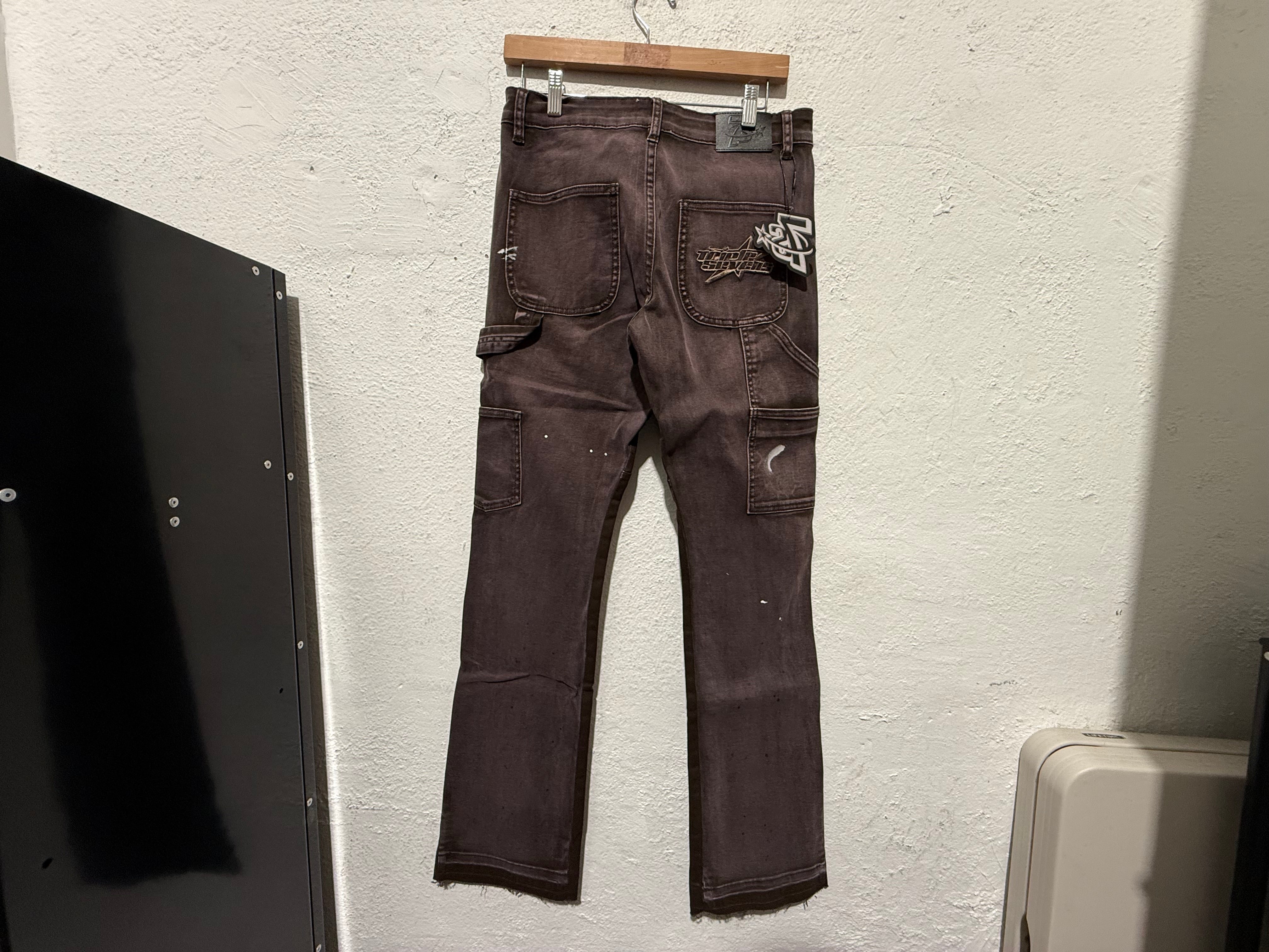 NEW Triple Seven Jeans - Brown Size 34