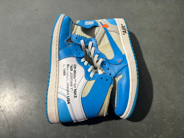 Air Jordan 1 Retro High OG x Off White - UNC Size 10